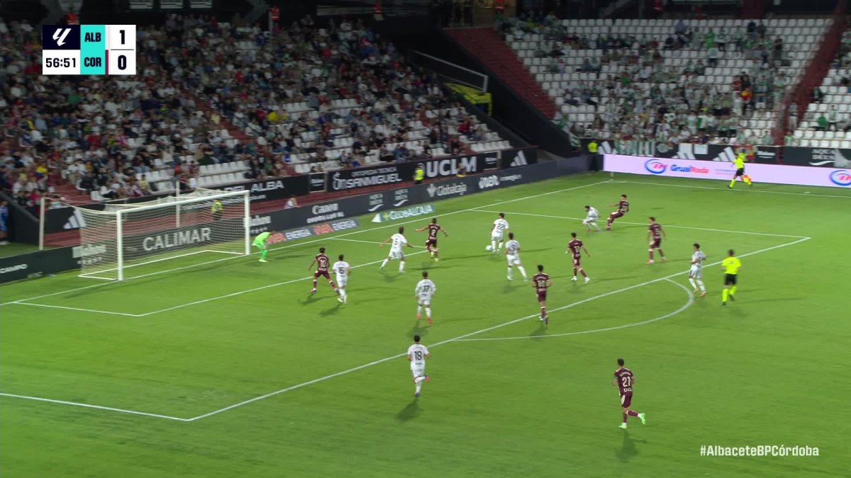 El Albacete Balompié cae ante el Córdoba a pesar del gol de Ismael Ruiz