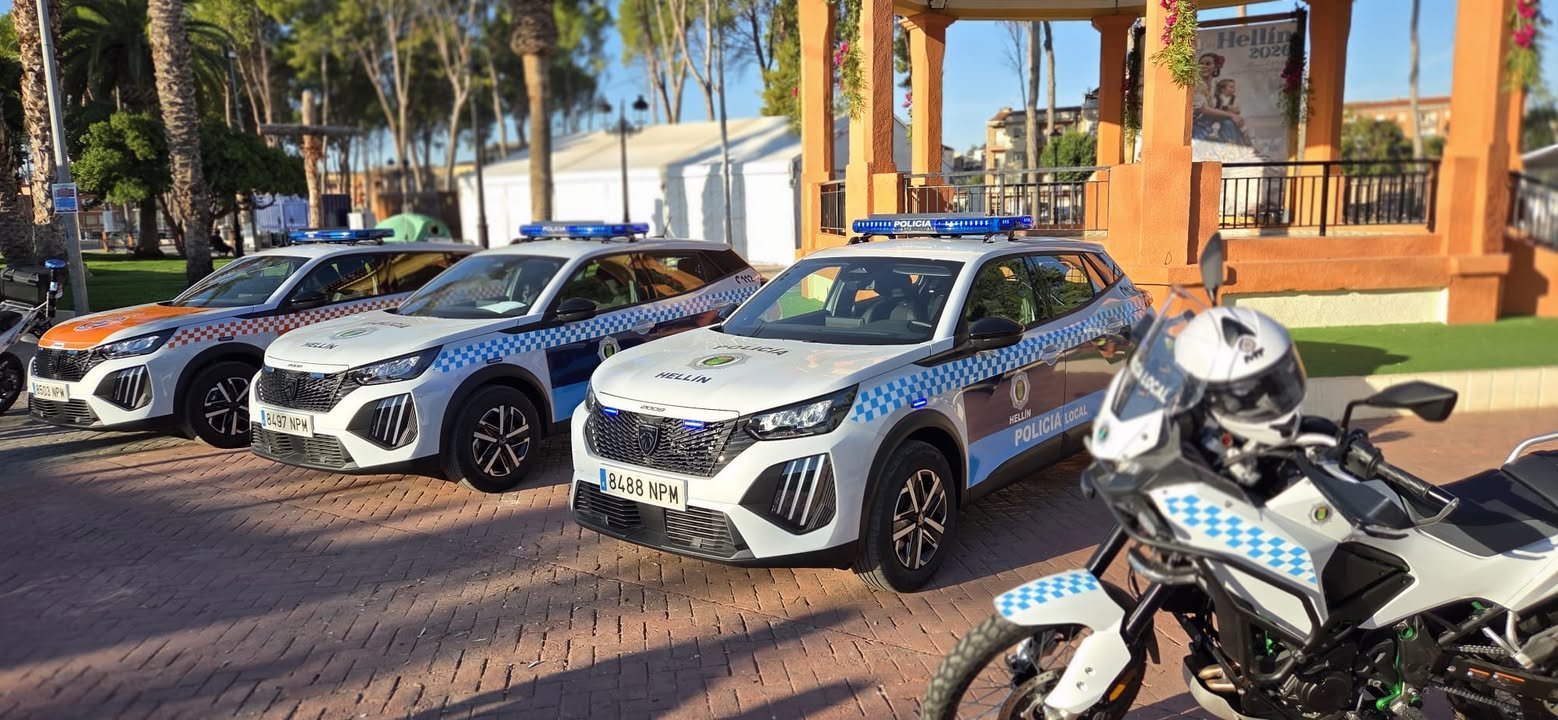 El Ayuntamiento de Hellín refuerza la seguridad con nuevos vehículos para la Policía Local