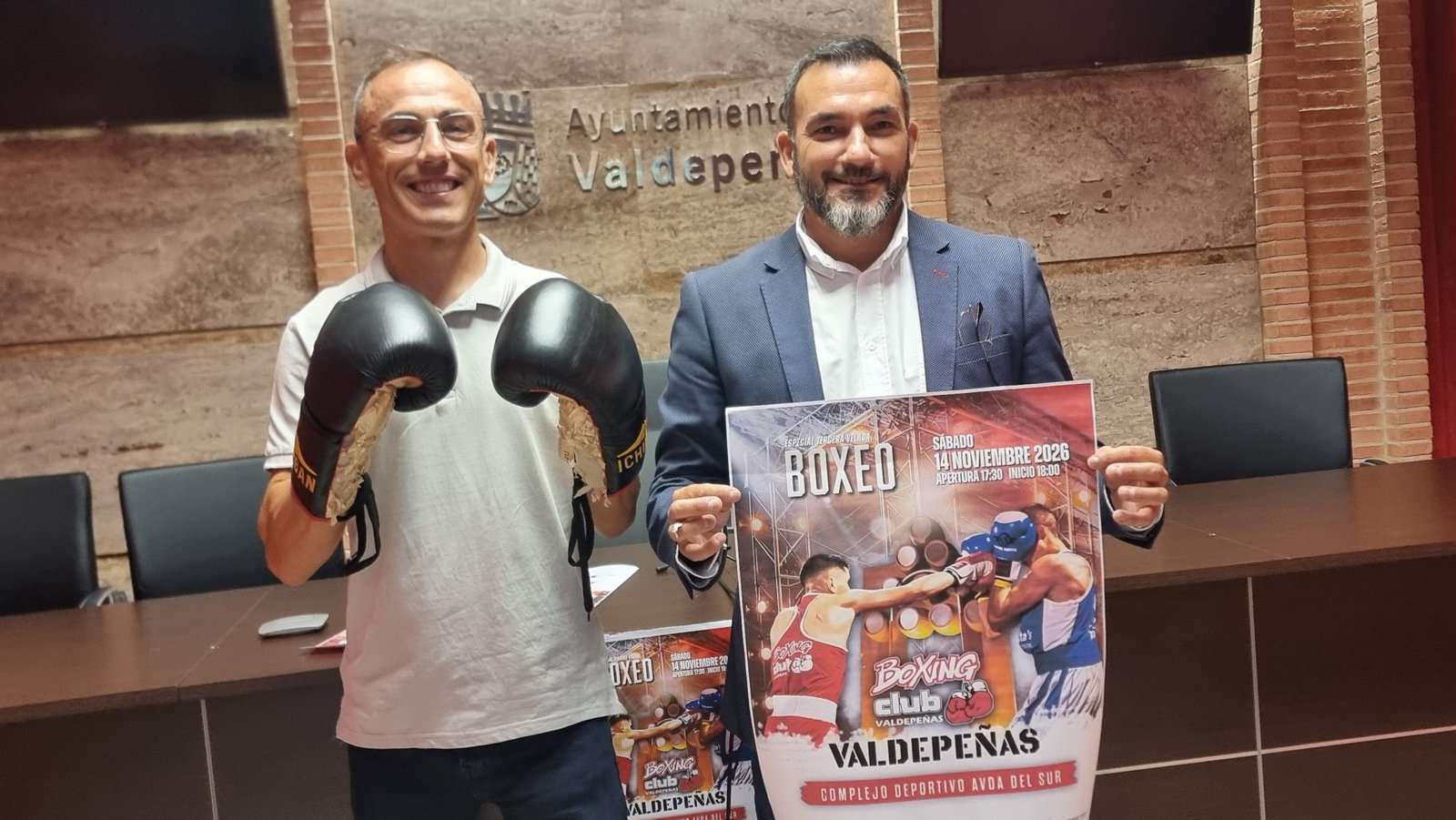 Valdepeñas acoge el 14 de noviembre la III Velada de Boxeo con gran expectación