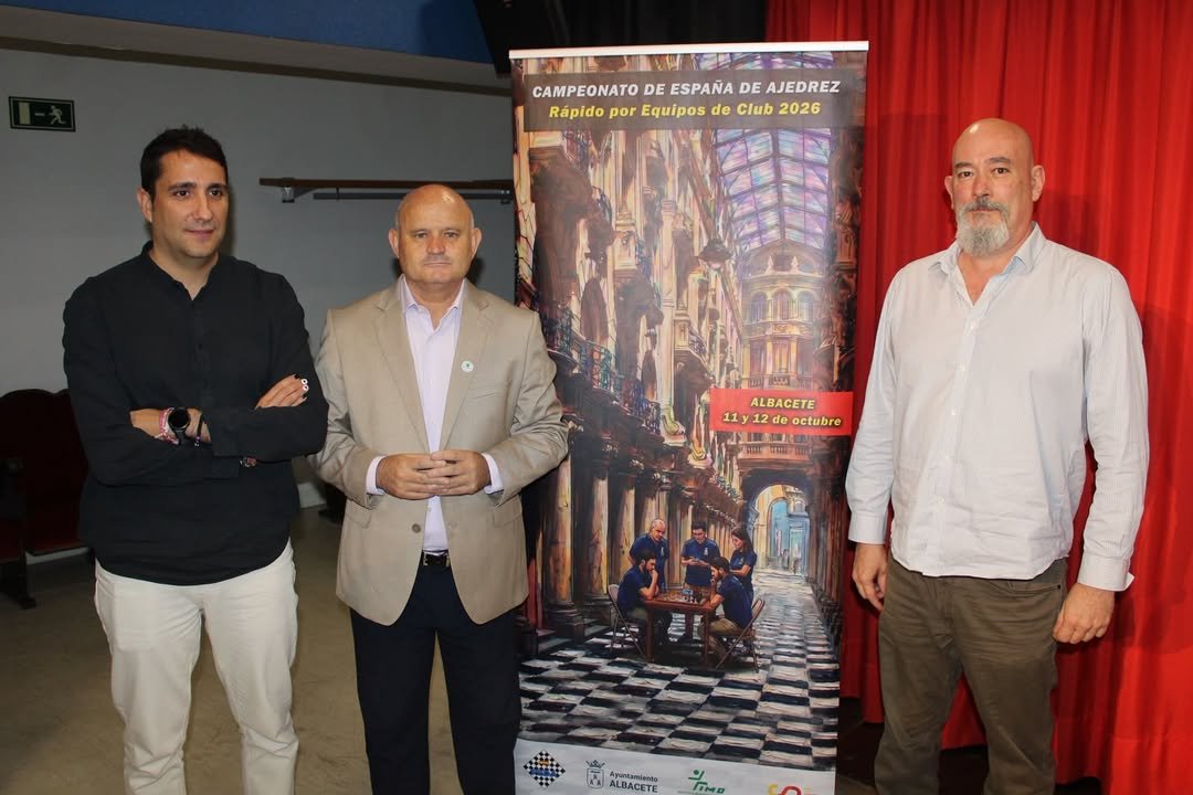Albacete acogerá el Campeonato de España de Ajedrez Rápido por Equipos de Club