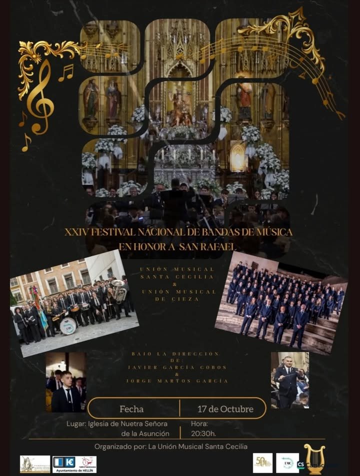 Albacete rinde tributo a San Rafael con el XIV Festival Nacional de Bandas de Música