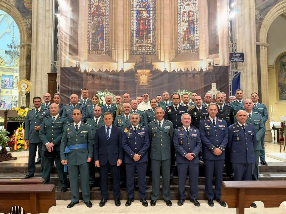 Albacete rinde tributo a la Virgen del Pilar y a la Guardia Civil en emotivo acto religioso