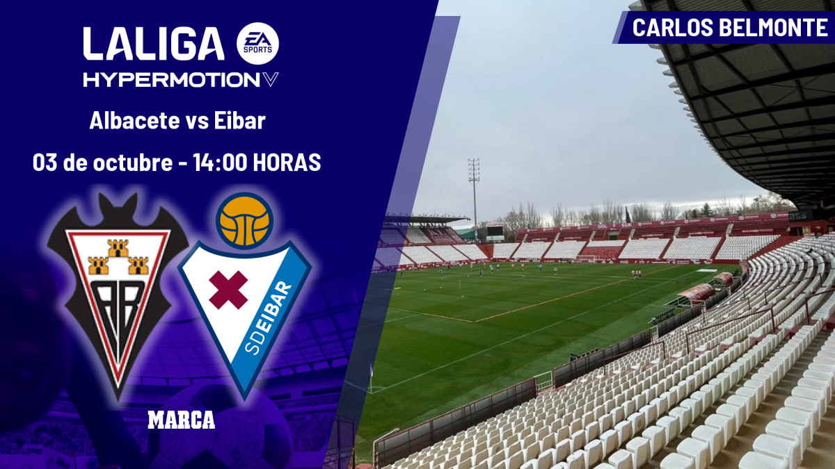 El Albacete Balompié busca revertir su mala racha ante el Eibar en LaLiga Hypermotion