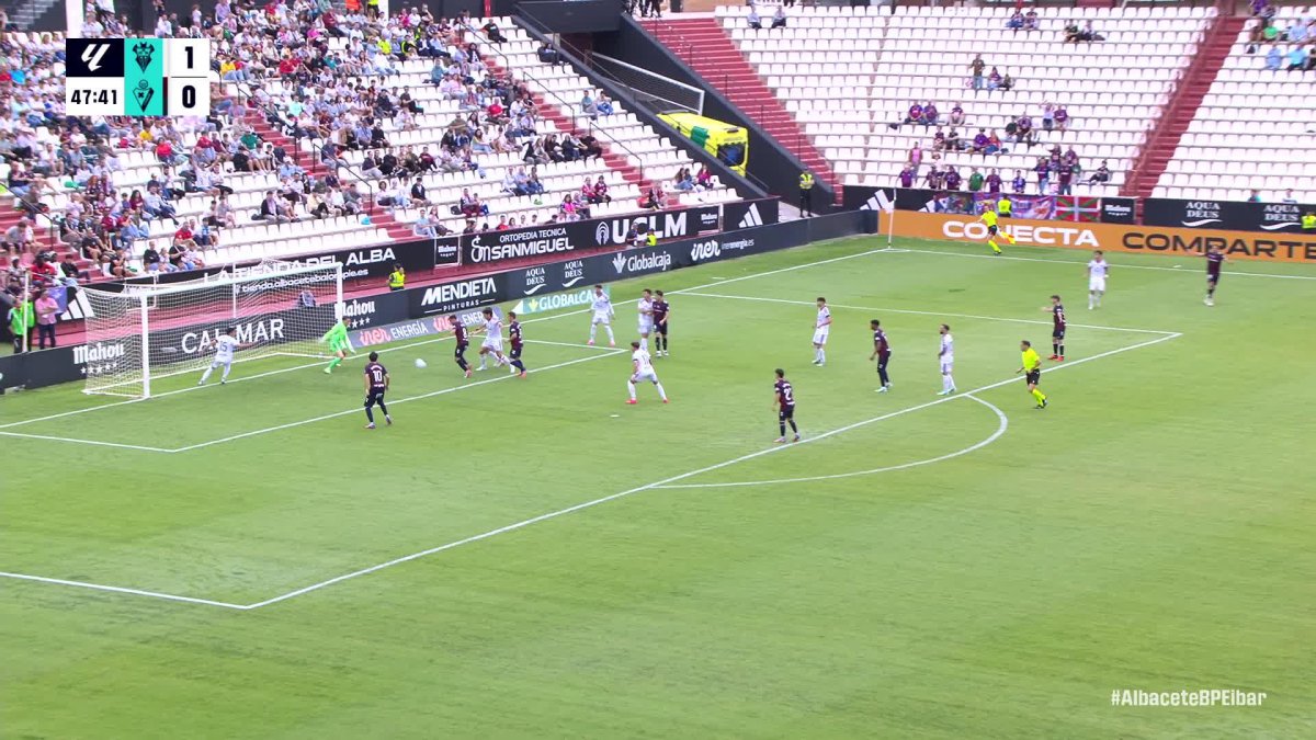 El Albacete Balompié cae ante el Eibar y sufre una nueva derrota en casa