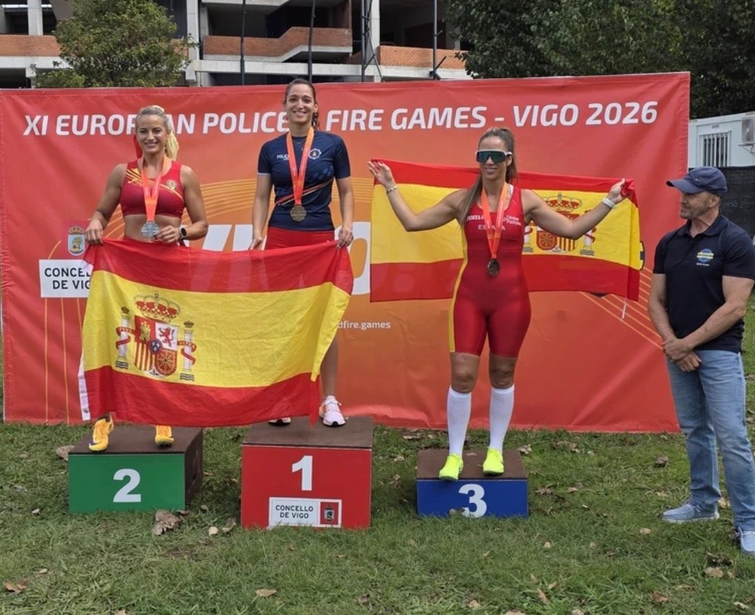 Fátima Hernández de Puertollano brilla con dos oros en los Juegos Europeos de Policías y Bomberos