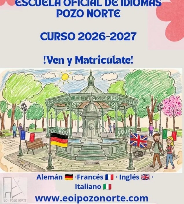 La Escuela Oficial de Idiomas de Puertollano invita a matricularse en sus cursos de idiomas