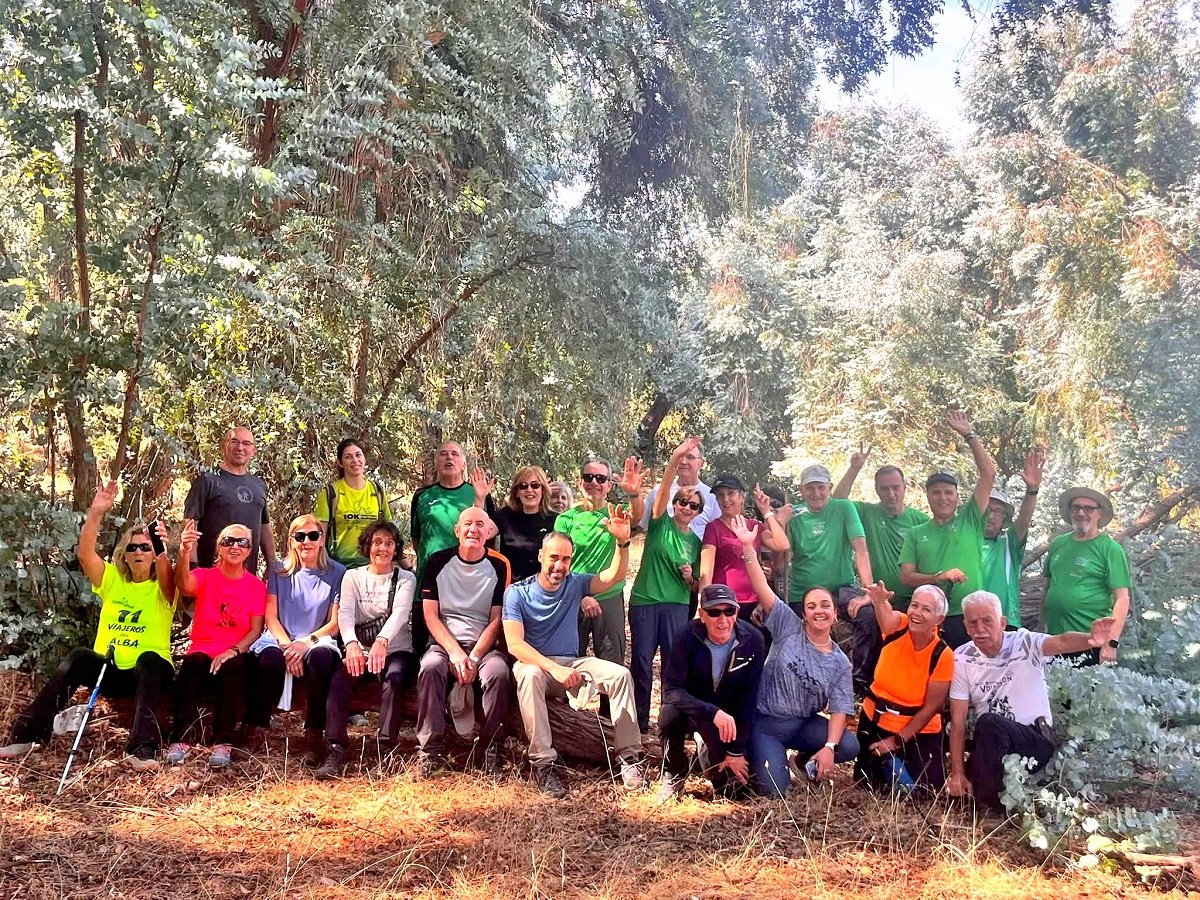 La ruta senderista del Patronato Municipal de Deportes descubre la belleza de la Chorrera de Ventillas en Fuencaliente